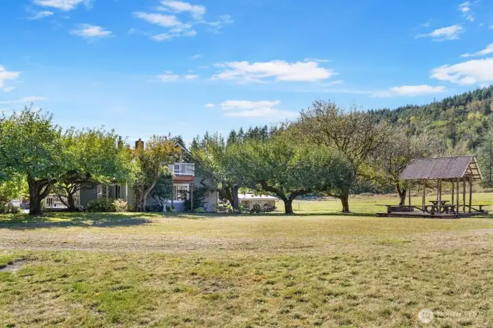 View of veranda and side of home
