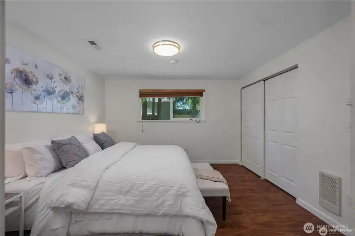 PRIMARY SUITE | 3 closets including this double door and 2 more