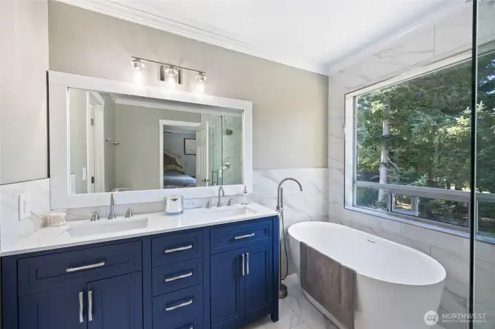 Primary Bath Tub Picture Window