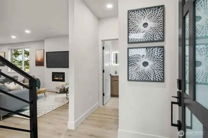 Inside photos are of the previous staged DADU- similar floor plan.