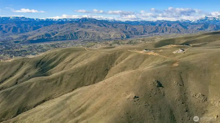 Nearby homes reflect high-end construction and long-term value