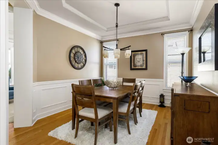 Dining space ideal for gatherings, holidays, and everyday meals