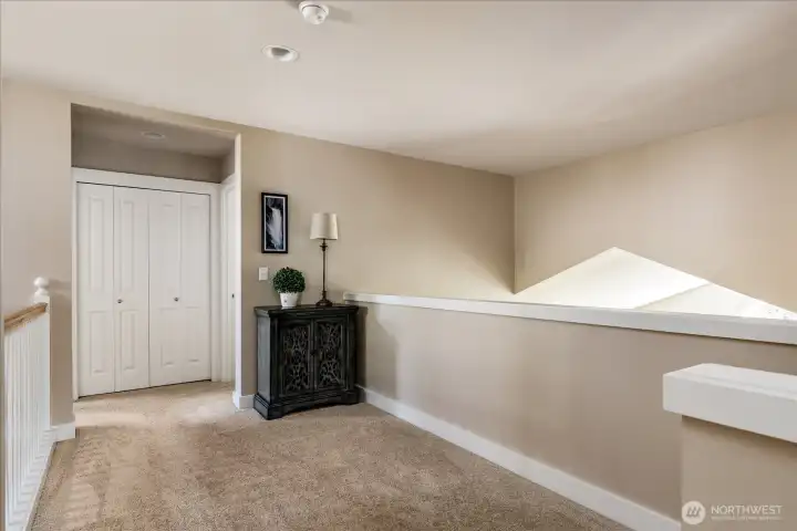 Upper level hallway area