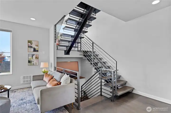 Light and Bright entrance to every level