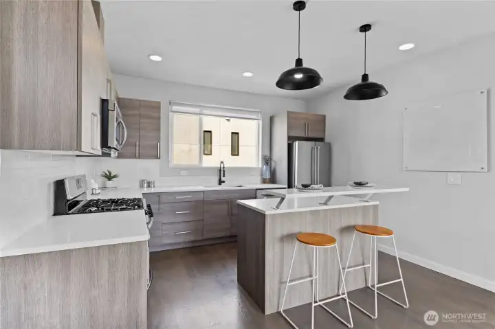 Kitchen at the heart of this level.