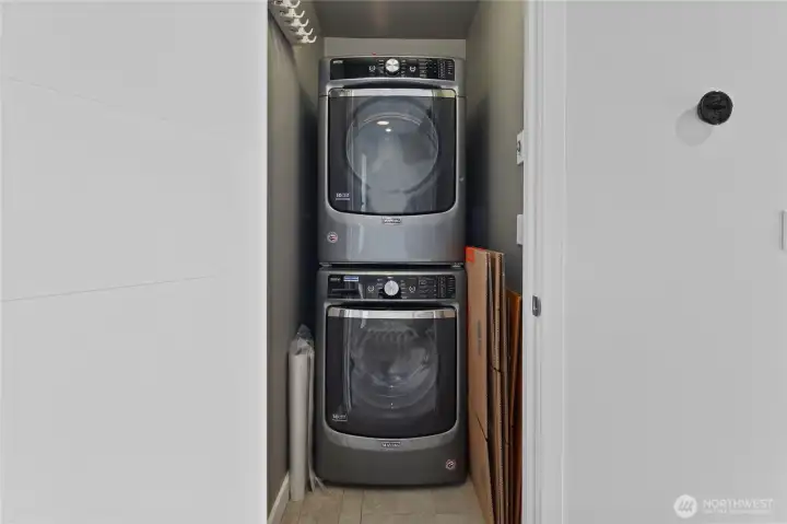 Easy tucked away laundry