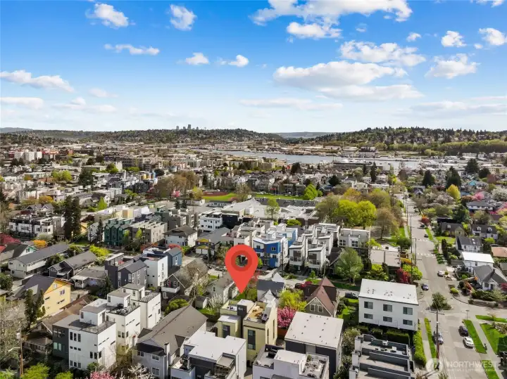 Located near Ballard shops and restaurants