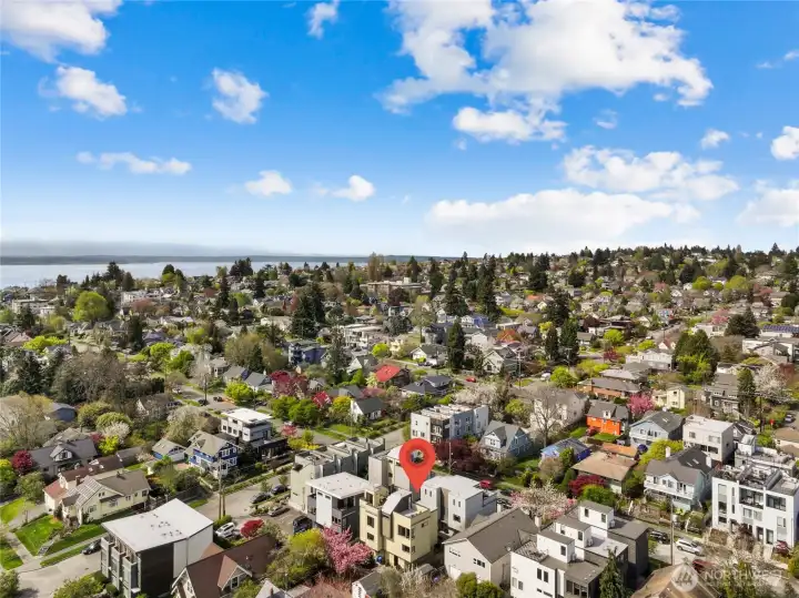 Close to parks, trails, and waterfront