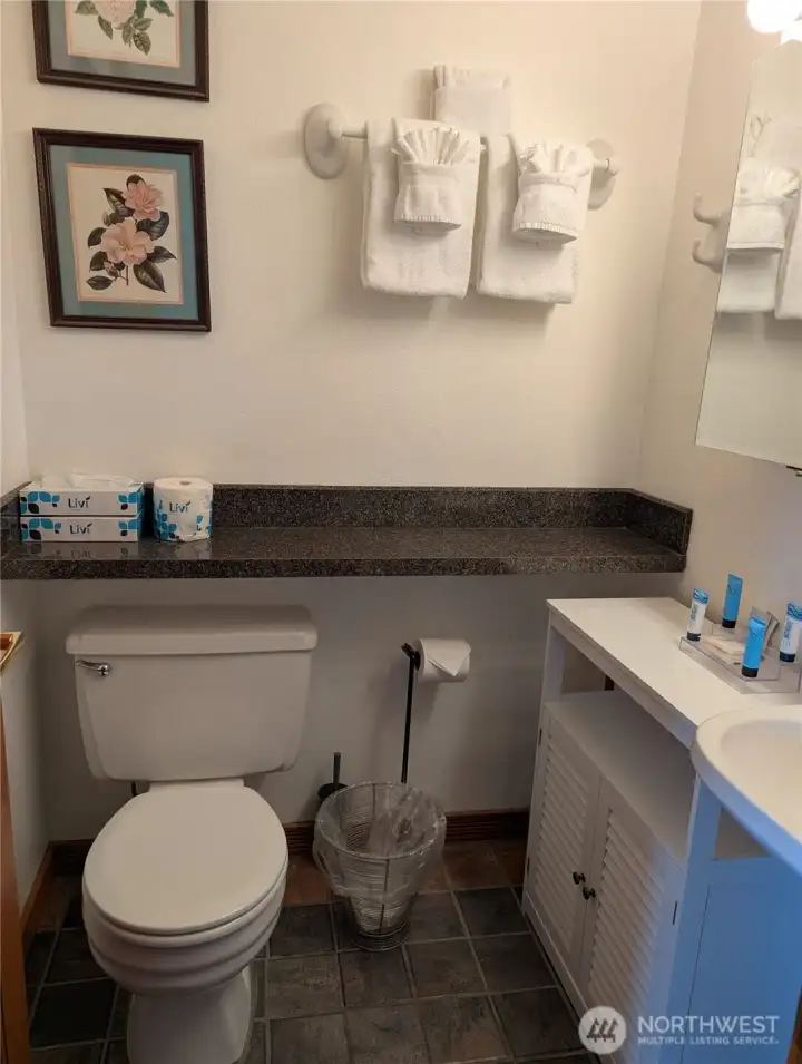 3/4 bath in unit 203