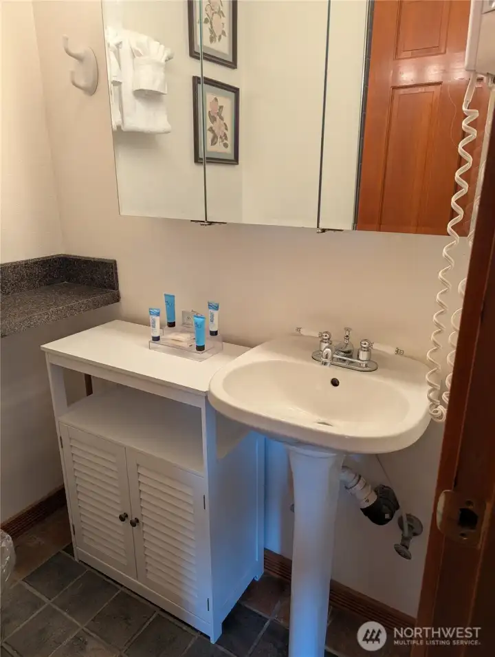 3/4 bath in unit 203