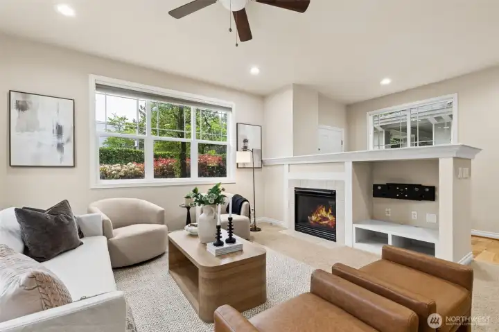 Light filled living room