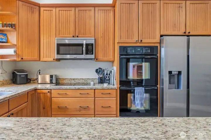 Spacious kitchen with plenty of storage and counter space