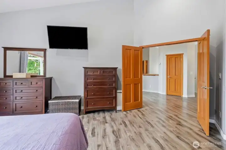 Primary with 5 piece ensuite and closets