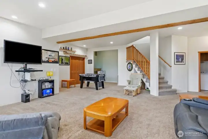 Family Room on bottom level