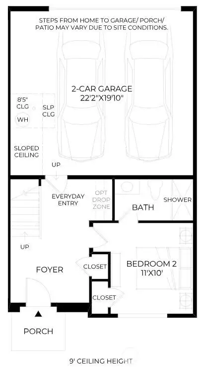 First floor of the Kinney with one bedroom and 3/4 bath First floor of the Kinney with one bedroom and 3/4 bath