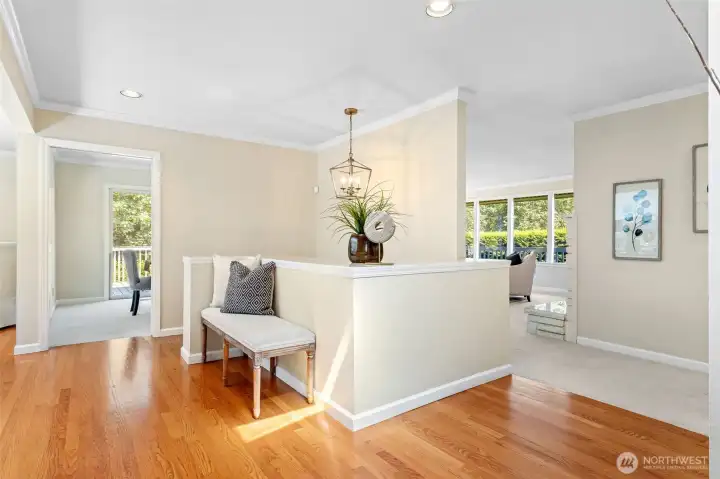 Enter to gleaming floors, open entry and nothing but space and possibility
