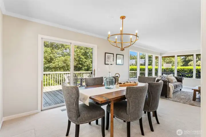 Plenty of room to gather for all the celebrations or a quiet dinner at home