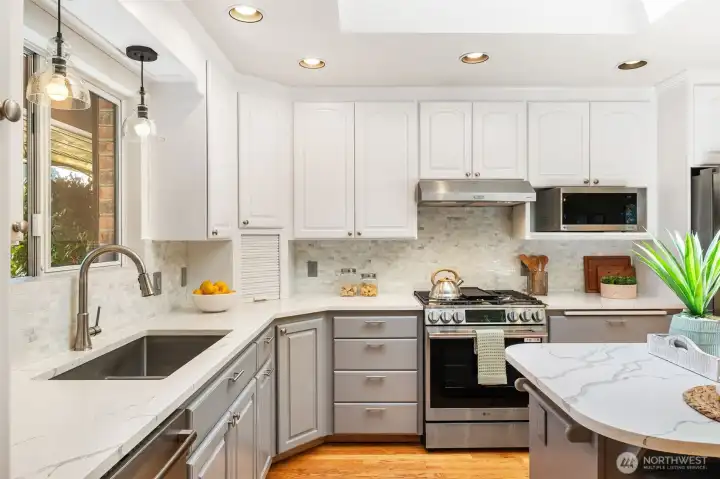 Lovely details make this an enjoyable space to make a meal