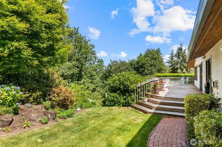 This private yard feels like your own park