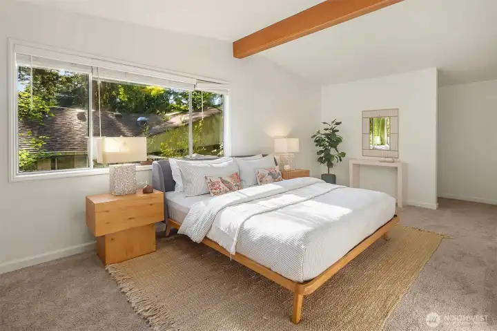 Primary Bedroom at west wing of home