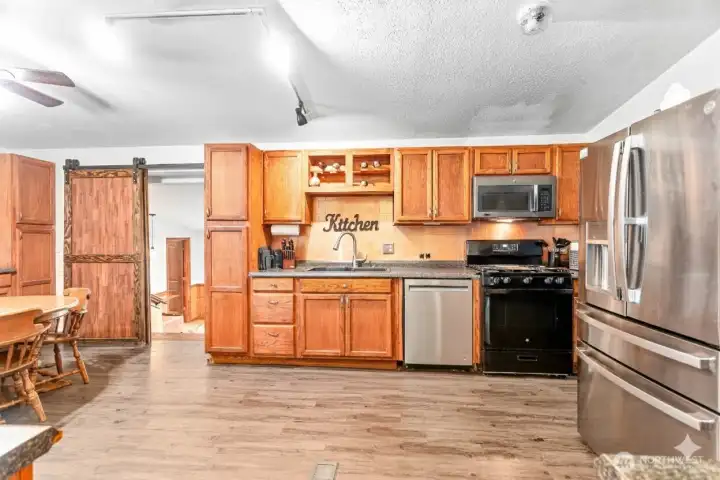 Huge kitchen area