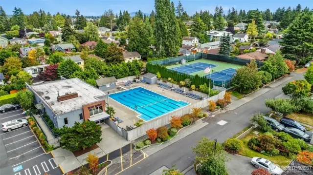 Swimming and tennis are just a couple of the amenities offered in Blue Ridge!