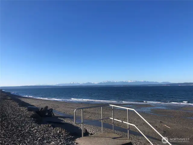 Get ready for summer! You'll have a nice beach waiting for you! It's also a great place to cold plunge year round!
