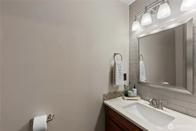 1/2 bath on Main Floor