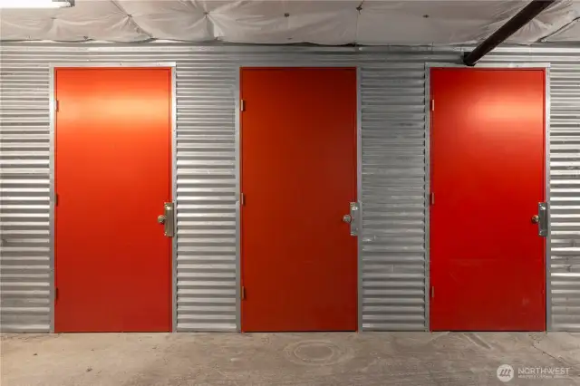 Storage unit #7 in the garage.