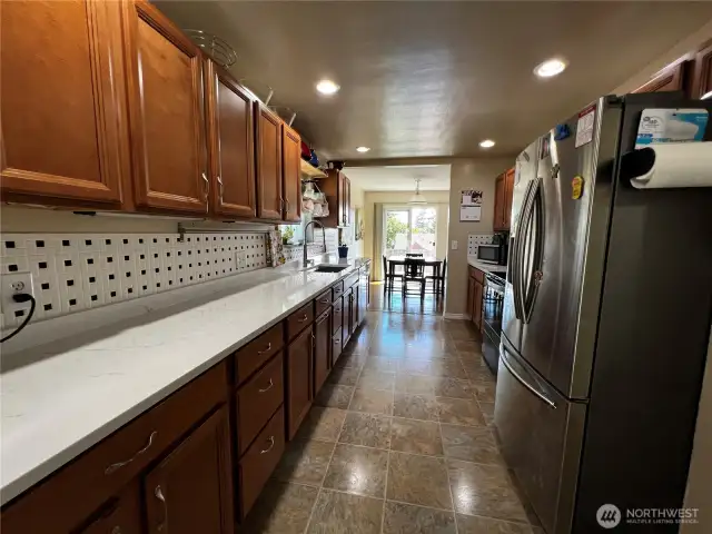 Renovated Modern Kitchen Open to Dining area