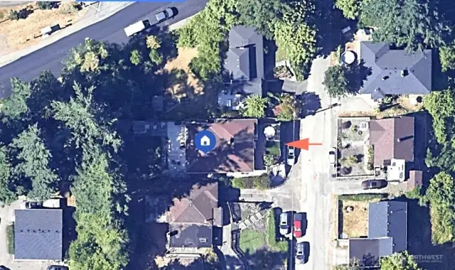 Aerial View of Property and Neighborhood