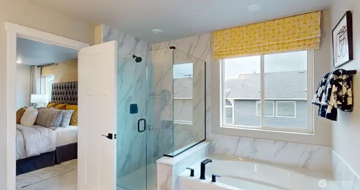 Photo is of a model home in another KB Home location; options and colors may vary based on your selections. Depictions of home, layout, location or other features/options, colors and color scheme, materials, fixtures, etc. are for showing purposes only and may not be included in the purchase price and availability may vary.