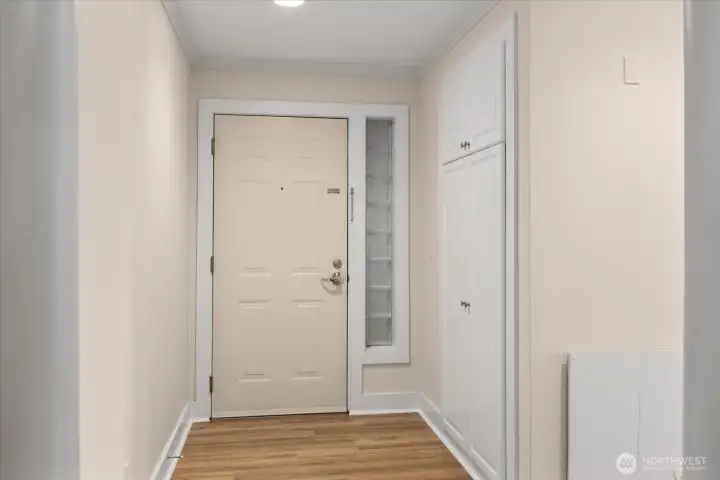 Front door.