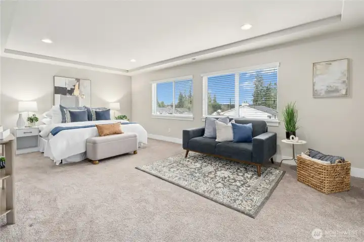 This primary Suite is HUGE