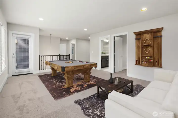 Bonus area is great for fun and entertainment - *Virtually Staged*