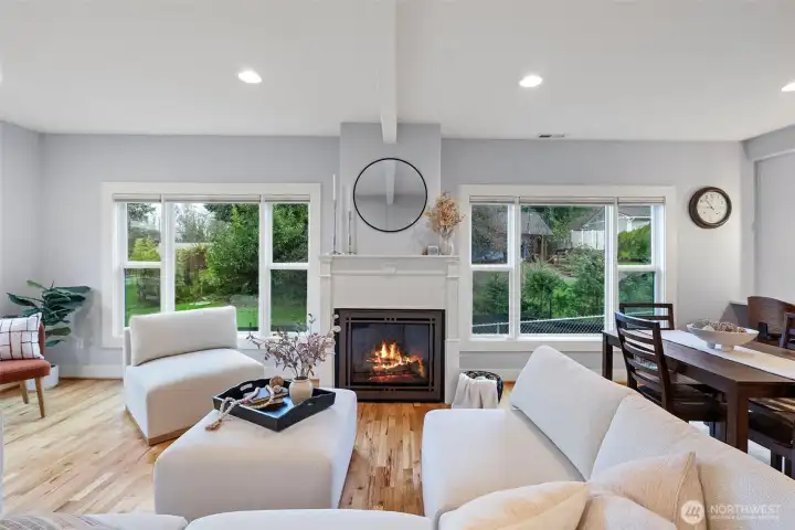 Enjoy the cozy fire this winter