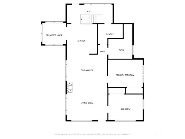 Main level floor plan