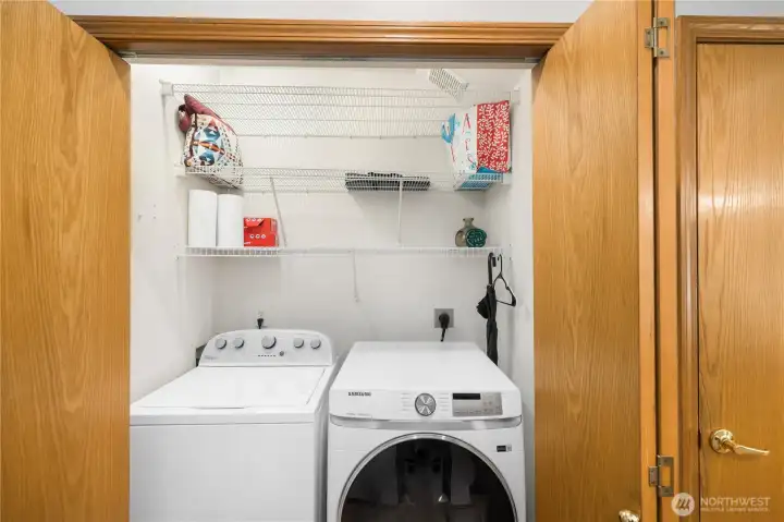 Washer and Dryer stay.