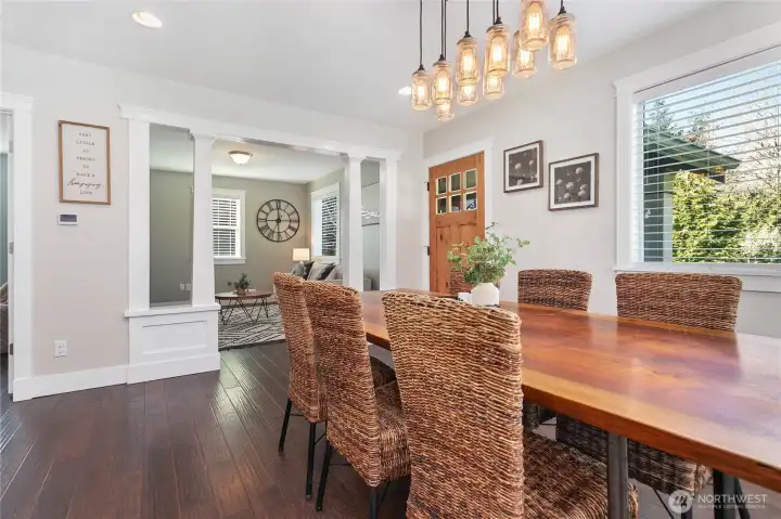 Dining space perfect for gatherings and entertaining