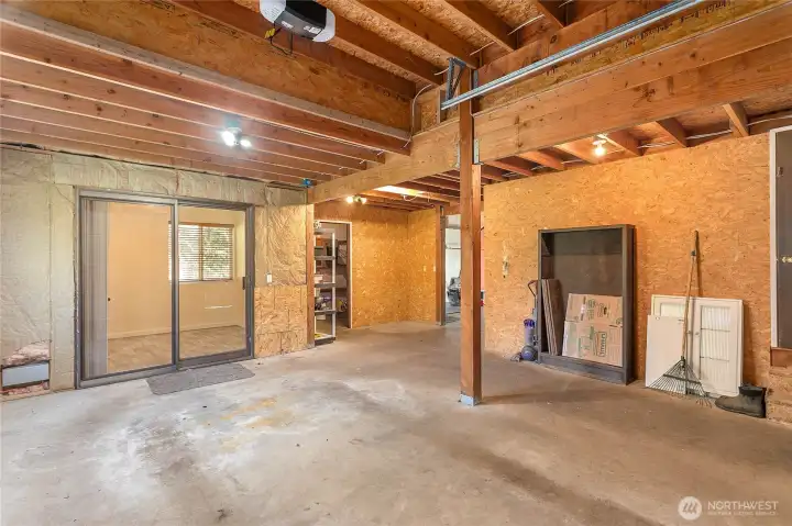 Downstairs shop space