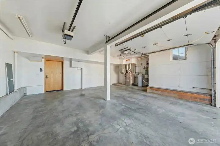 2337 West Beach two-car garage (virtually decluttered)