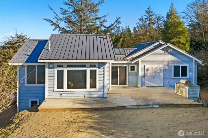 2337 West Beach back deck with water views
