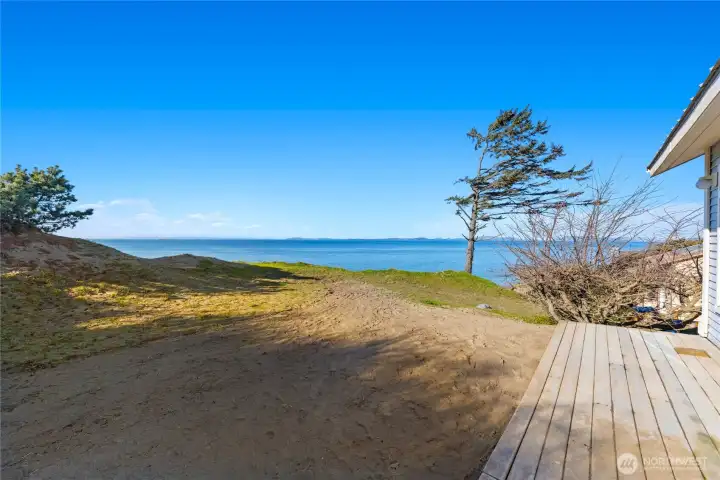 2337 West Beach back deck with water views