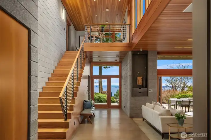 Main floor entry to main house