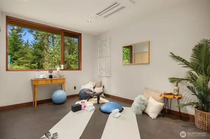 East wing 2nd floor bed room currently exercise room