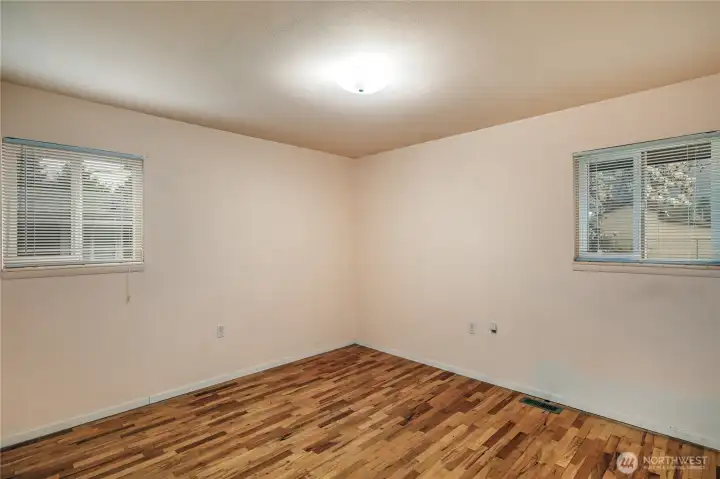 Bedroom 3 is light & bright with hardwoods and a large closet. Bedroom 3 is light & bright with hardwoods and a large closet.