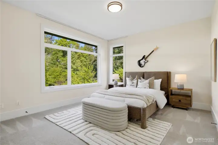 Upstairs Bedroom offering an abundance of natural light