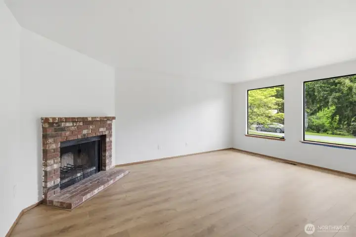 Separate living area off of the entryway.