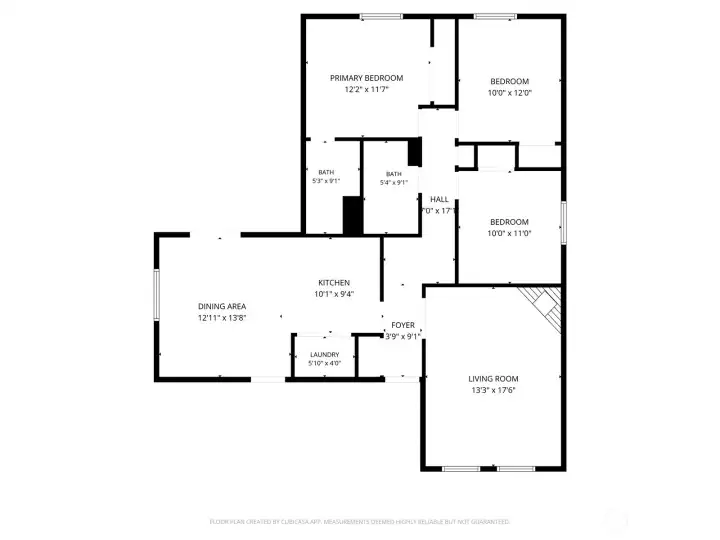 Floor plan with dimensions for your information.