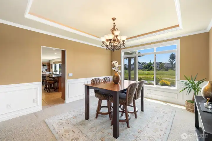 Gorgeous views of the pasture and wildlife from the back of the home.